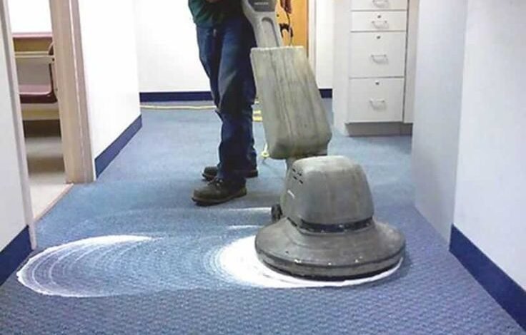 Commercial building cleaning